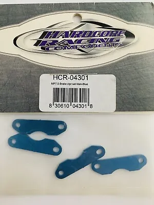 Mugen MBX4 MBX-4 Blue TITANIUM Brake Calipers Plates Hardcore Racing HCR-062221 • $15.89