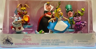 $29.95 • Buy NIB Disney Alice In Wonderland Figurine Figure Playset Toy 6 Piece Set