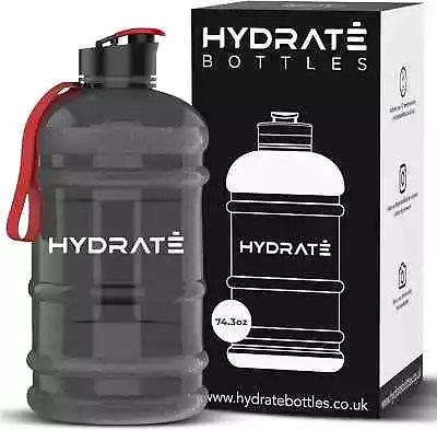 HYDRATE XL Jug 2.2 Litre Water Bottle - BPA Free Flip Cap  Leak Proof • £42