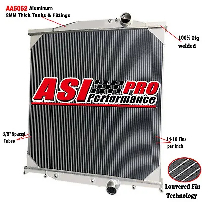 3-ROW Aluminium Radiator For Volvo VNL VN VNM OE# 20700605 3MF5574M 21129347 • $559