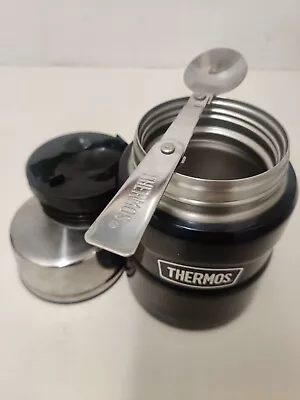 Thermos Stainless King Vacuum Insulated Food Jar 470ml - Black • $17.50