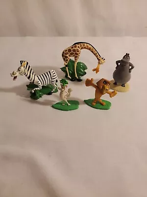 MADAGASCAR DecoPac Cake Toppers Plastic Figures Lot Of 5 • $8