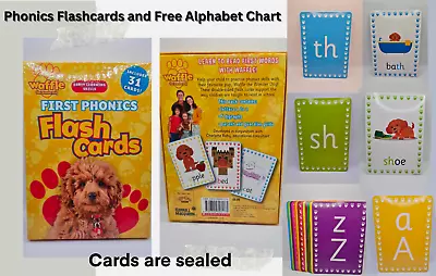 Phonics Flash Cards Cbeebies Waffle The Wonder Dog Early Learning Resource EYFS • £3.88