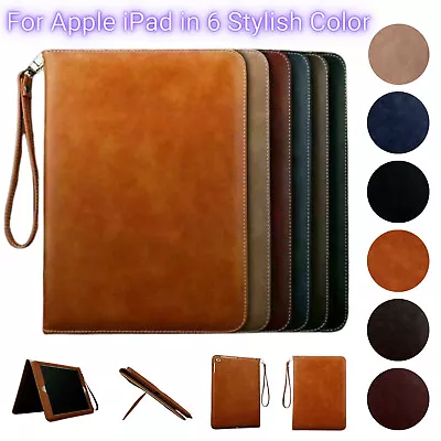 Genuine Luxury PU Leather Case Cover For Apple IPad 7 8 9th 10th Gen Air 11 Pro • £10.49