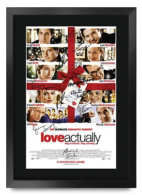 Love Actually A3 Framed Poster Hugh Grant Colin Firth Emma Thompson For Fans • £29.99