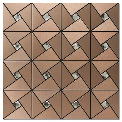 $39.99 • Buy Art3d 10 Sheet Peel And Stick Backsplash Metal Mosaic Tiles For Kitchen Wall