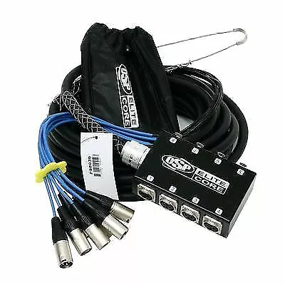 Elite Core 8 Channel 30' Stage Sub XLR Snake | 8 Sends | PS8030 • $119.99