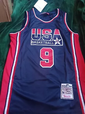 XL Michael Jordan Team USA 1992 NBA Jersey Navy Blue New  • $70