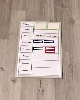 Appointment Planner Room Daily Use Calendar Wall Mounted Office Dating • £5