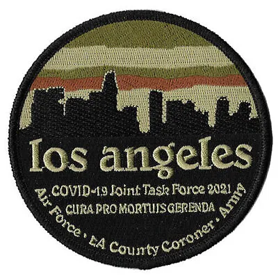 LA County Task Force Air Force  Army  LA Coroner New  Green Fire Patch . • $6.95