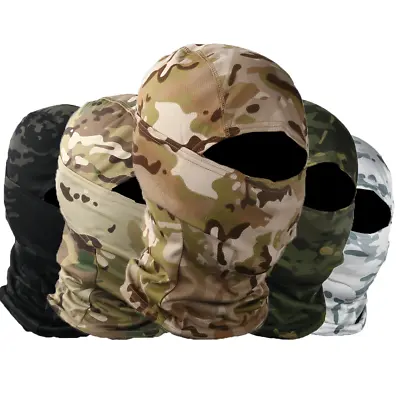 Balaclava Windproof Face Mask Camouflage Camo Mask For Motorcycle Fishing Sports • $8.69