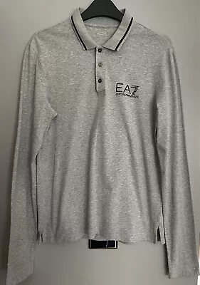 EA7 Emporio Armani Long Sleeve Polo Shirt • £7.50