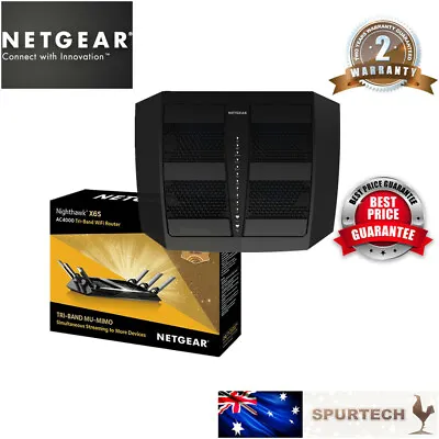 Netgear R8000P(Customized From R7960P) AC4000 MU-MIMO Tri-Band Wireless Router • $129