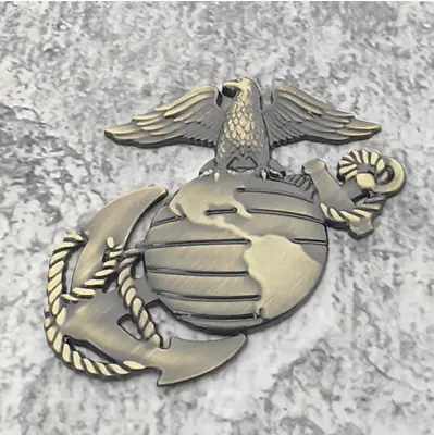 2PCS Car Marine Corps Emblem Metal Logo Eagle Badge Rear Bumper Car Body Sticker • $9.66