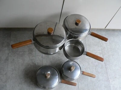 £50 • Buy Vintage Prestige Lifetime Saucepan X5 Copper Bottomed