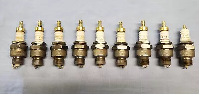 CHAMPION # 7 SPARK PLUG LOT Of  8 Original Vintage  Double Ribbed Automotive • $90