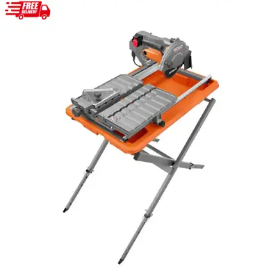 RIDGID R4031S 7 Inch Corded Wet Tile Saw With Stand • $365