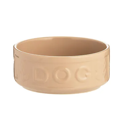 Medium 15cm Ceramic Dog Bowl Strong Food Biscuit Water Puppy Pet Feeding Dish • £13