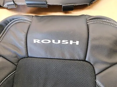 NOS OEM Roush Mustang Conv 2015 2022 Seat Covers Leather W/ Suede 2016 2017 2018 • $499