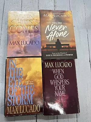 Lot: 7 Hardcover Max Lucado Christian Inspirational Books Religion Christianity • $12.98