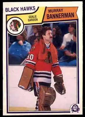 1983-84 O-Pee-Chee Murray Bannerman Chicago Blackhawks #97 • $1.85
