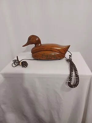 Vintage Mallard Decoy Phone. COCA- COLA Stamped On It. EC • $60