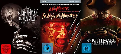 Freddy Krüger - A Nightmare On Elm Street 1-7 + TV Series + Remake 12 DVD Box • £61.04
