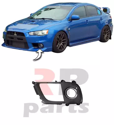 For Mitsubishi Lancer Evo 07-17 New Front Bumper Side Grille Black Chrome Left • $40.28