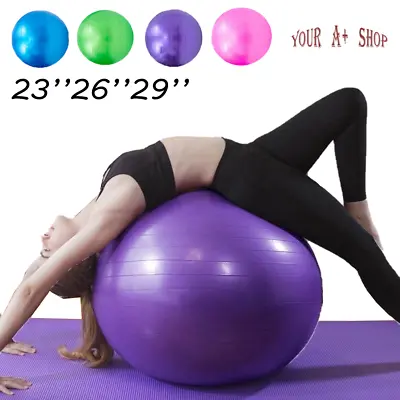 $17.99 • Buy 23  26  29  Exercise Yoga Ball Anti Burst For Fitness Balance Workout Stability