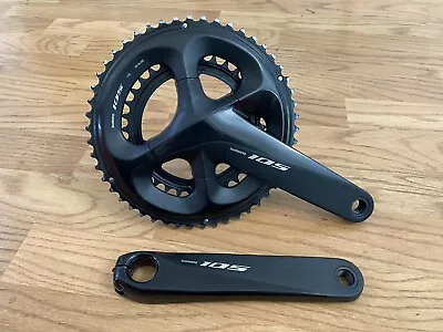 175mm 50/34T Shimano 105 FC-R7000 11 Speed Road Crankset 7000 • $100