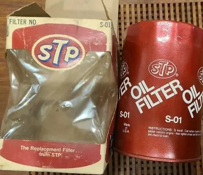 STP Oil Filter S-01 Vintage 1977 • $24.99