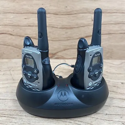 Motorola Talkabout T5710 Walkie Talkies With Dock Station • $49.99