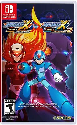 Mega Man Megaman X Legacy Collection 1 + 2 - Nintendo Switch - Brand New • $64