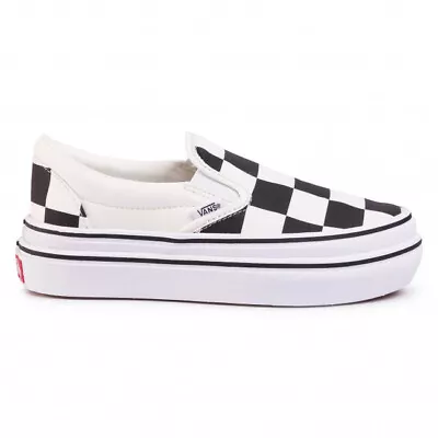 Vans Adult Super Comfycush S (Big Clscchkr) Black/Off White-Chalk VN0A4U1FXT41 • $50