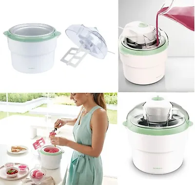 Electric Ice Cream Maker Machine 1L Sorbet Milkshake Frozen Yoghurt Gelato Maker • £27.99