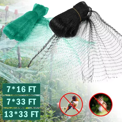 33FT Anti Bird Netting Pond Net Protection Tree Crops Plants Fruits Garden Mesh • $12.49