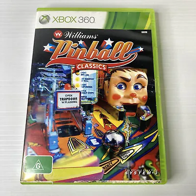 Williams Pinball Classics Xbox 360 PAL Game (TESTED) Case Wear + Free Post AUS • $14.74