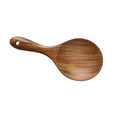 £5.84 • Buy  Rice Spoon Spoons Serving Food Scoop Ladle Asian Soup Wooden Kitchen