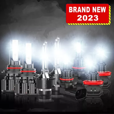 For 2009-2014 Acura TL 8Pcs Front LED HID Headlight Daytime Fog Light Bulbs Kit • $38.99