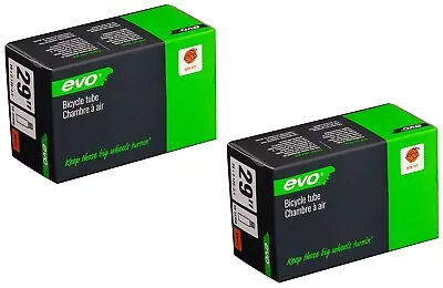 (2) PACK | EVO 29  Mountain Bike Tubes | 2.0-2.4 | 48mm Schrader Valve | 29er • $19.95