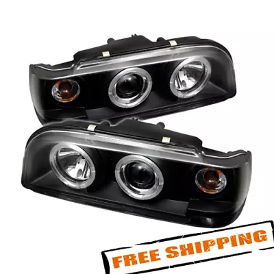 Spyder 5012289 Black LED Halo Projector Headlights For 1993-1997 Volvo 850 • $392.45