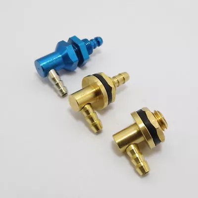 Fuel Nipple Tank Filler Gas Oil Nozzle Brass For RC Car Boat Airplane 3mm Tubes • $5.29