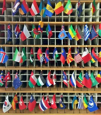 4X6  Stick Flags International World Counties Desktop Handheld You Pick NEW • $4.89