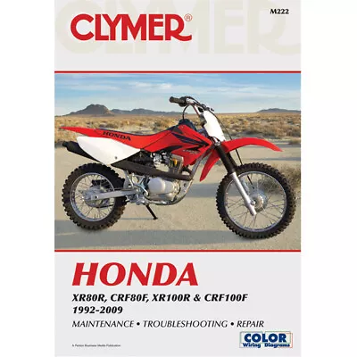 Clymer M222 Service Shop Repair Manual XR80R / CRF80F / XR100R / CRF100F 92-09 • $36.18