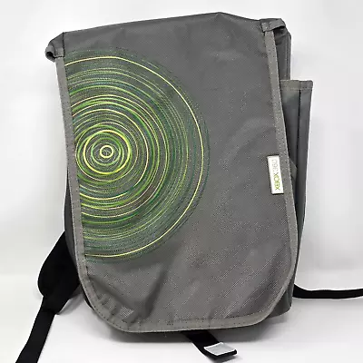 Official Xbox 360 Backpack Travel Carry Case Holder Gray Console Bag • $19.99