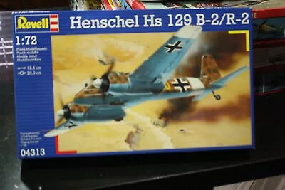 1/72 Revell Of Germany Henschel Hs 129 B -2/R-2 German WWII Bomber Detail Model • $9.99