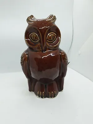 Vintage Dartmouth Owl Brown Ceramic Pottery Piggy Money Bank Great Collectors  • £20