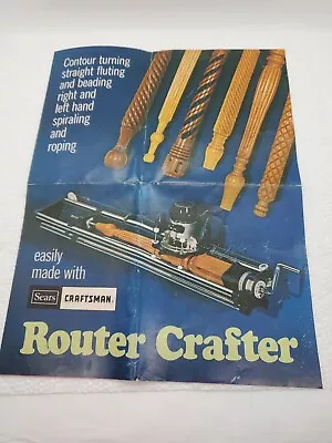 Vintage Sears Craftsman Router Crafter Advertisement • $11.99