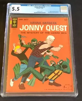 $615 • Buy Jonny Quest #1 • Cgc 5.5 Oww Pgs • 1st Appearance • Needs Pressing!