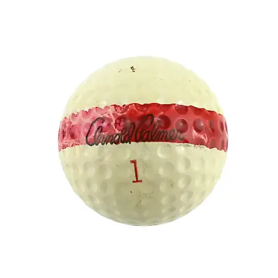 Arnold Palmer Golf Ball #1 With Red Stripe S.s. - 1 Ball Signed • $20